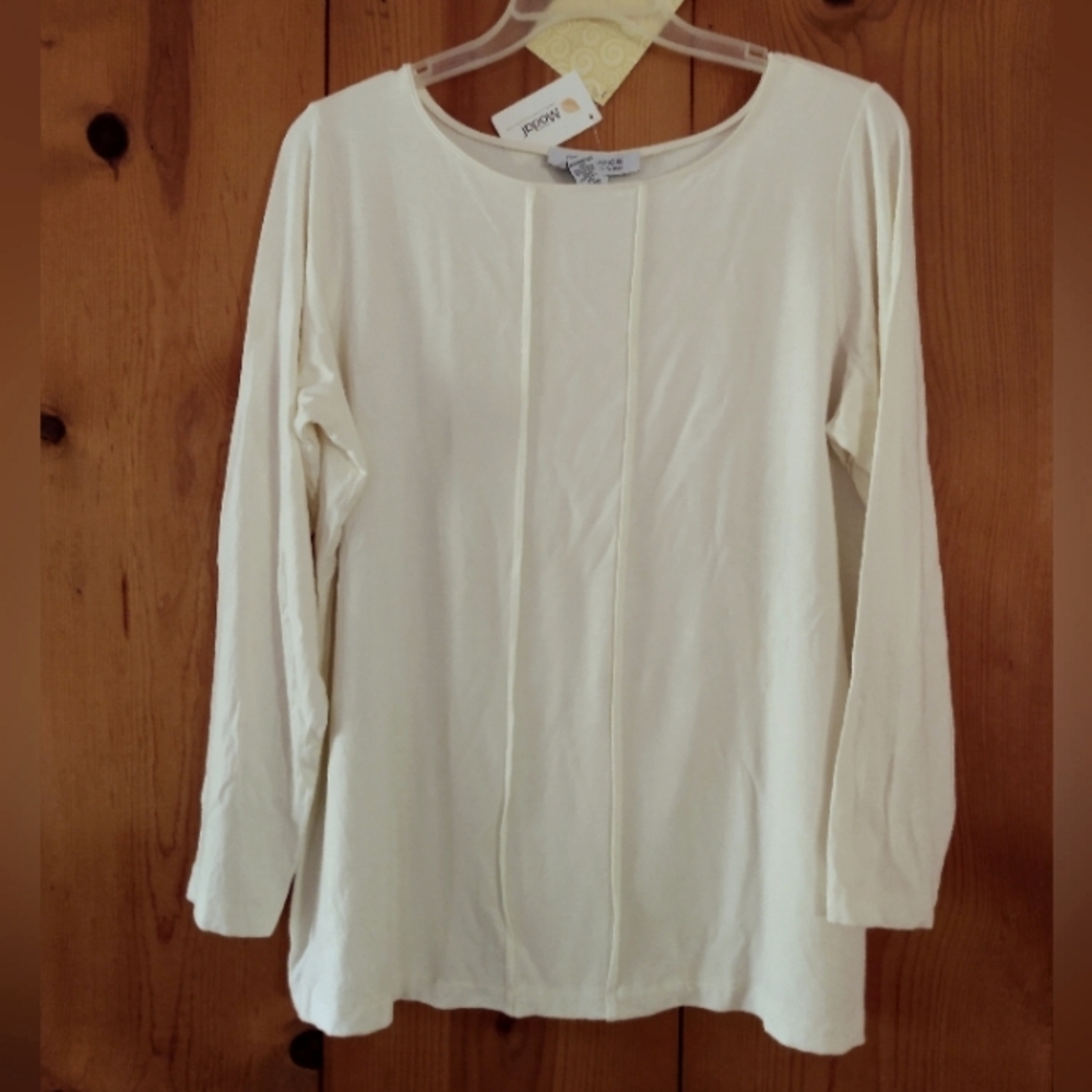 Freelance Soft Boat Neck Modal Top Long Sleeves